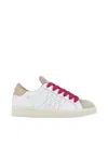 Pànchic Wide-weave Laces Sneakers In White