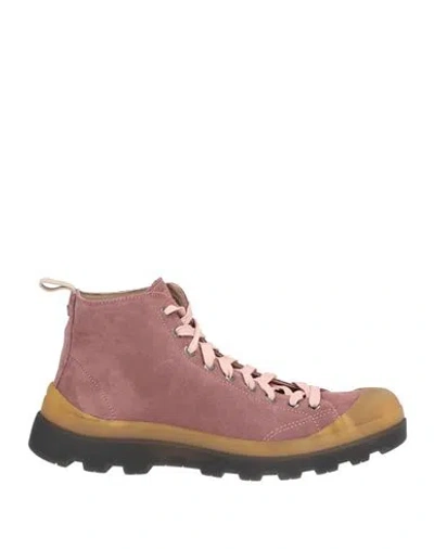 Pànchic Panchic Woman Ankle Boots Antique Rose Size 10 Leather In Pink