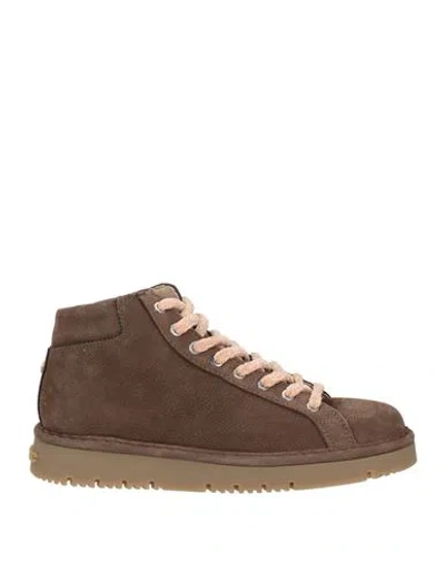 Pànchic Panchic Woman Ankle Boots Chocolate Brown Size 9 Leather