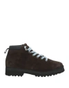 Pànchic Panchic Woman Ankle Boots Dark Brown Size 7 Soft Leather