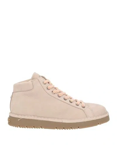 Pànchic Panchic Woman Ankle Boots Light Grey Size 6 Leather In Pink