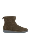 Pànchic Panchic Woman Ankle Boots Military Green Size 7 Leather