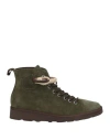 Pànchic Panchic Woman Ankle Boots Military Green Size 7 Soft Leather