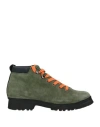 Pànchic Panchic Woman Ankle Boots Military Green Size 7 Soft Leather