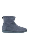 Pànchic Panchic Woman Ankle Boots Slate Blue Size 6 Leather
