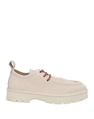 Pànchic Panchic Woman Lace-up Shoes Ivory Size 10 Leather