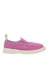 Pànchic Panchic Woman Loafers Mauve Size 8 Organic Cotton In Purple