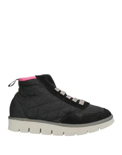 Pànchic Panchic Woman Sneakers Black Size 6 Textile Fibers In Multi