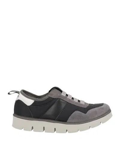 Pànchic Panchic Woman Sneakers Black Size 7 Leather, Textile Fibers