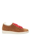 Pànchic Panchic Woman Sneakers Brown Size 7 Leather In Multi