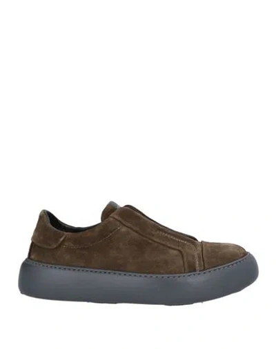 Pànchic Panchic Woman Sneakers Dark Green Size 7 Leather