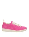 Pànchic Panchic Woman Sneakers Fuchsia Size 7 Leather In Pink