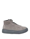 Pànchic Panchic Woman Sneakers Grey Size 7 Leather In Gray