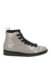 Pànchic Panchic Woman Sneakers Grey Size 7 Leather In Gray