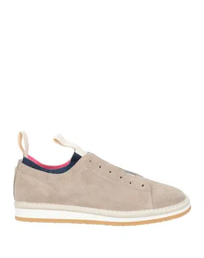 Pànchic Panchic Woman Sneakers Grey Size 7 Leather, Textile Fibers In Gray