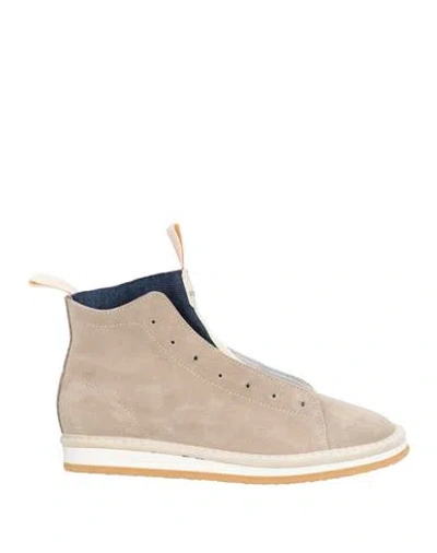 Pànchic Panchic Woman Sneakers Light Grey Size 7 Textile Fibers, Leather In Gray