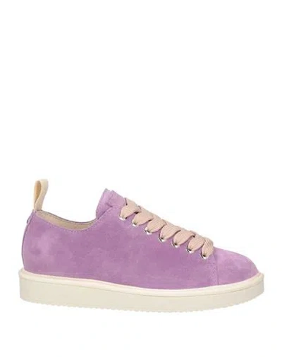 Pànchic Panchic Woman Sneakers Mauve Size 7 Soft Leather In Purple