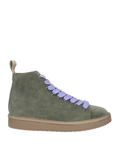 Pànchic Panchic Woman Sneakers Military Green Size 6 Leather