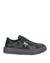Pànchic Panchic Woman Sneakers Military Green Size 7 Leather In Green
