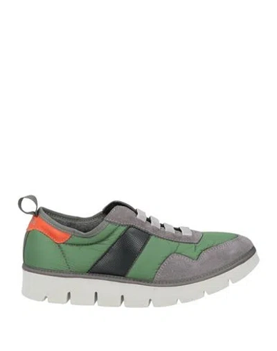 Pànchic Panchic Woman Sneakers Military Green Size 7 Leather, Nylon