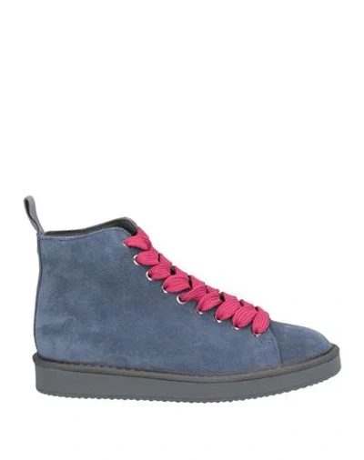 Pànchic Panchic Woman Sneakers Navy Blue Size 6 Leather