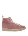 Pànchic Panchic Woman Sneakers Pastel Pink Size 11 Leather In Pink