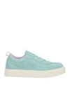 Pànchic Panchic Woman Sneakers Turquoise Size 8 Leather In Blue