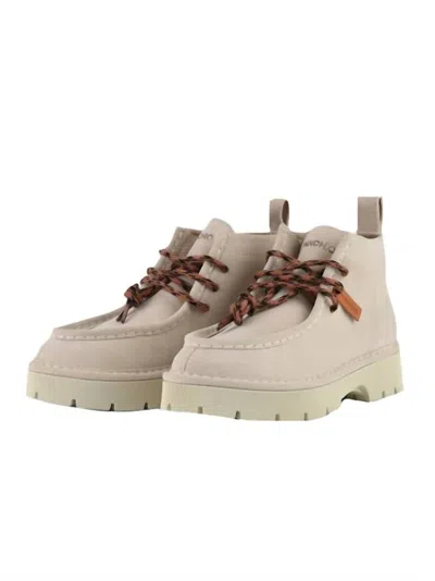 Pànchic Women's Desert Suede Shoe Boot In Fog In Multi