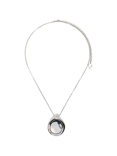 Panconesi Agate-pendant Necklace In Silver