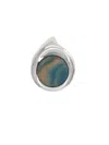 Panconesi Mini Dusk Brass Ring In Silver
