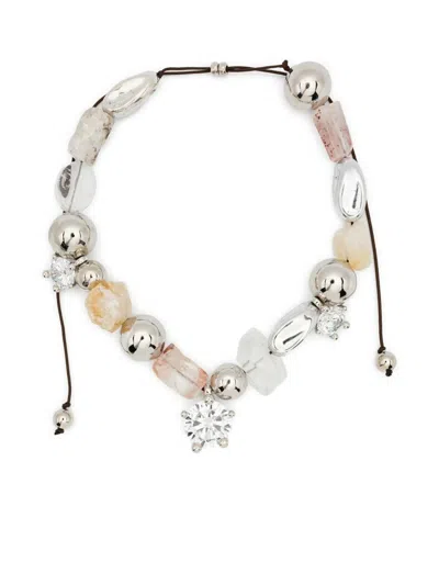 Panconesi Ascolto Necklace Accessories In Brown