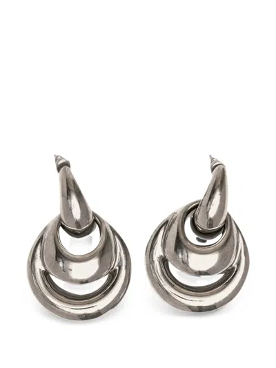 Panconesi Blow Up Drop Earrings In Metallic