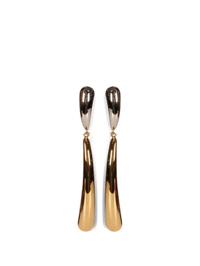 Panconesi Blow Up Forma Drop Earrings In Gold