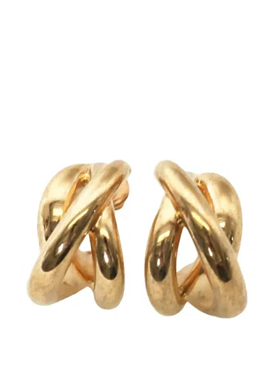 Panconesi Blow Up Huggies Hoop Earrings In Gold