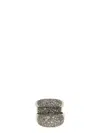 Panconesi Blow Up Solar Crystal Ring In Silver