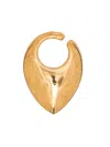 Panconesi Blow-up Teardrop Cuff Earring In Brown
