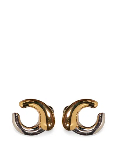 Panconesi Blow Up Two-tone Sculptural Ear Cuff In Gold