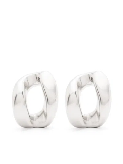 Panconesi Catena Earrings In Silver