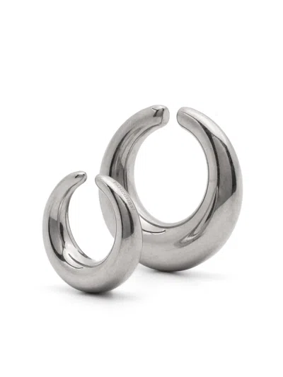 Panconesi Circle Cuffs In Silver
