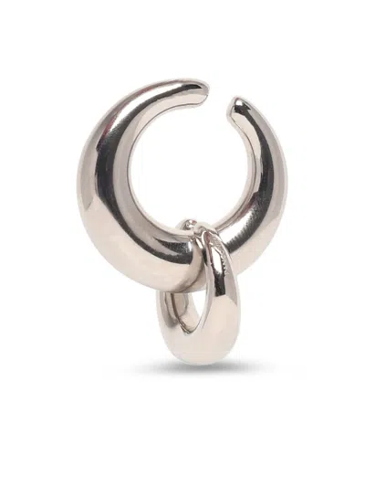 Panconesi Circle' Silver Brass Earcuff In Multi