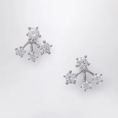 Panconesi Constellation Earrings With Zirconia In Neutral