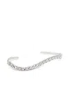 Panconesi Crystal-embellished Ear Cuff In Metallic