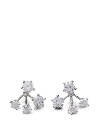 Panconesi Constellation Zirconia Earrings In Metallic