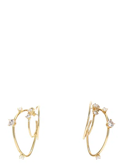 Panconesi Constellation Hoops Earrings In Gold