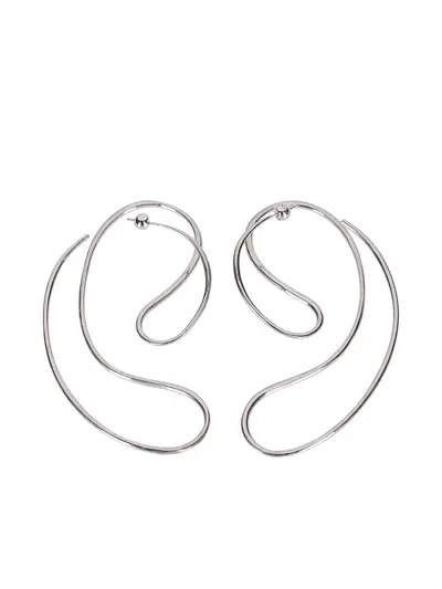 Panconesi Continua Large Earrings In Metallic
