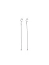 Panconesi Crystal-embellished Pendulum Earrings In Metallic