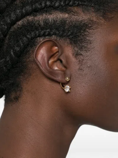 Panconesi Crystal-embellished Earring In Gold