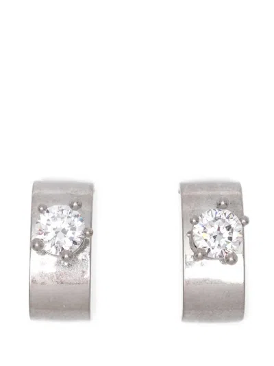 Panconesi Diamanti Armour Earrings In Silver