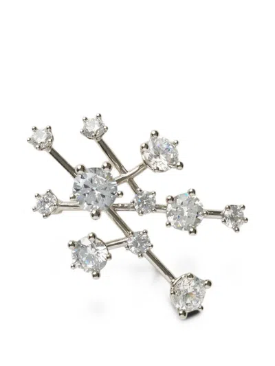 Panconesi Diamanti Nova Pin-fastening Brooch In Yellow