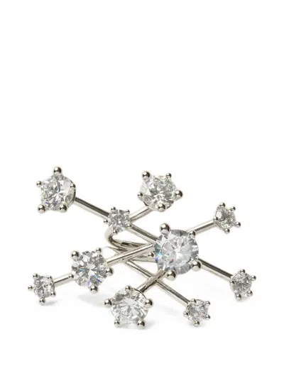 Panconesi Diamanti Nova Zircon Ring In Metallic